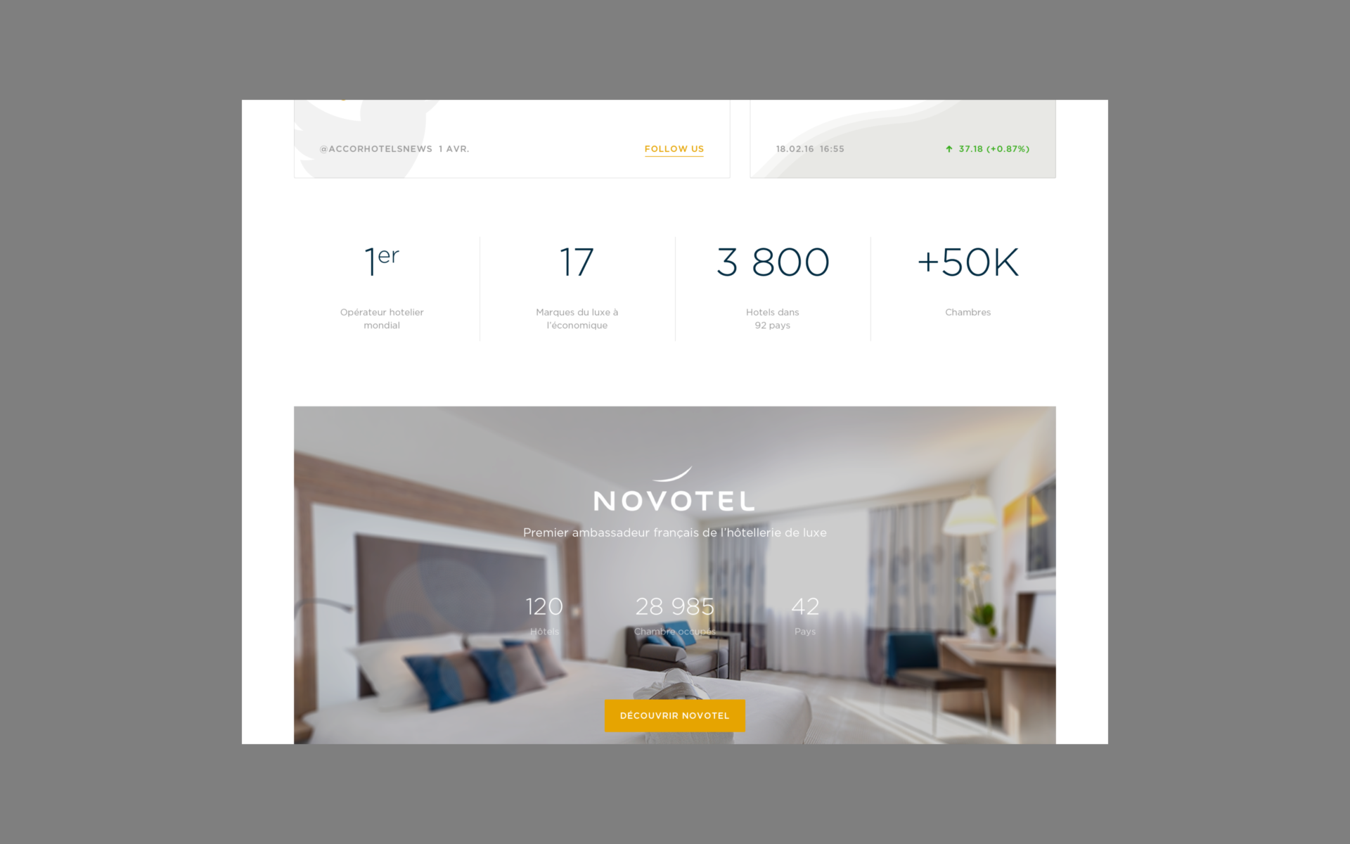 Accor Groupe — Publicis nurun — 2016