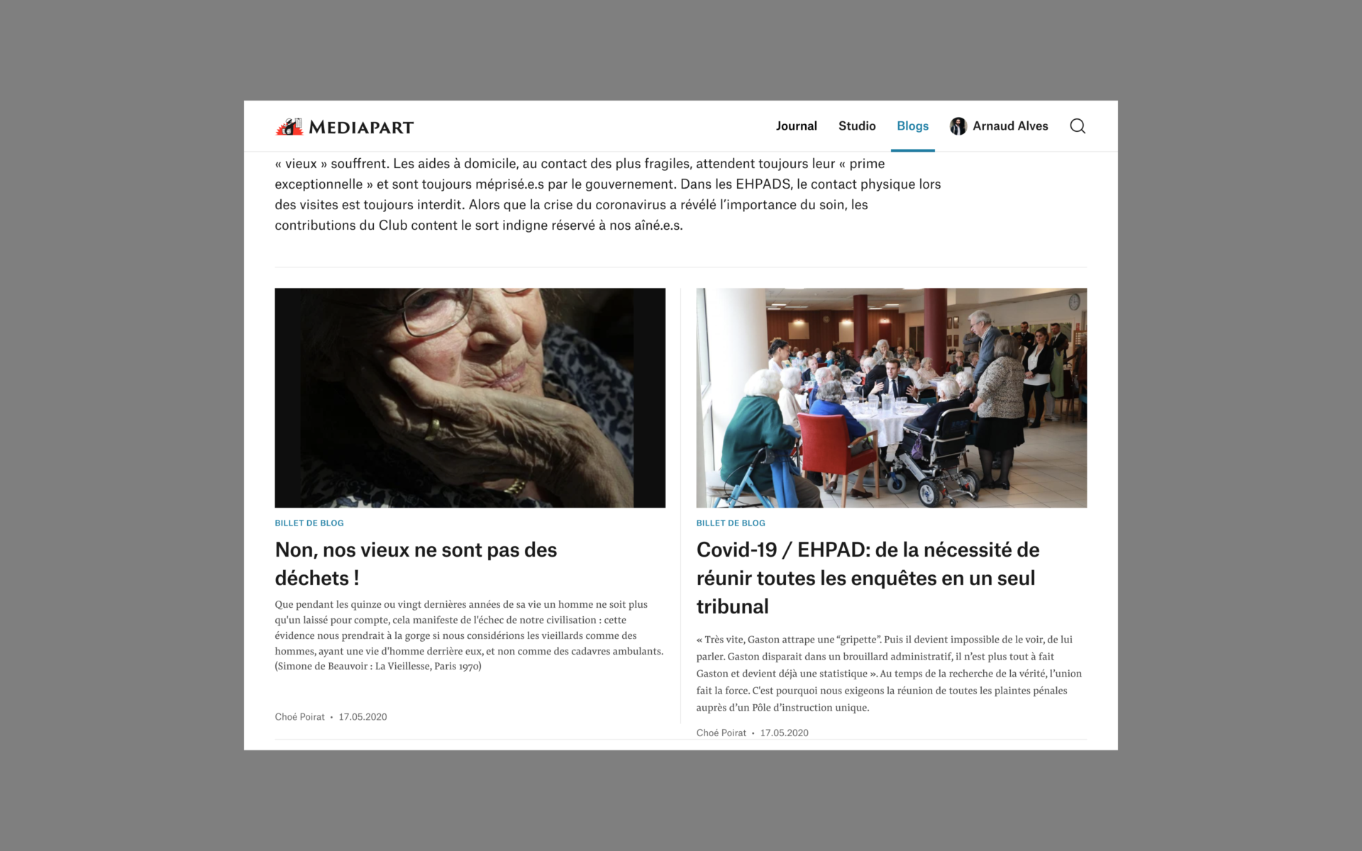 Mediapart — 2020