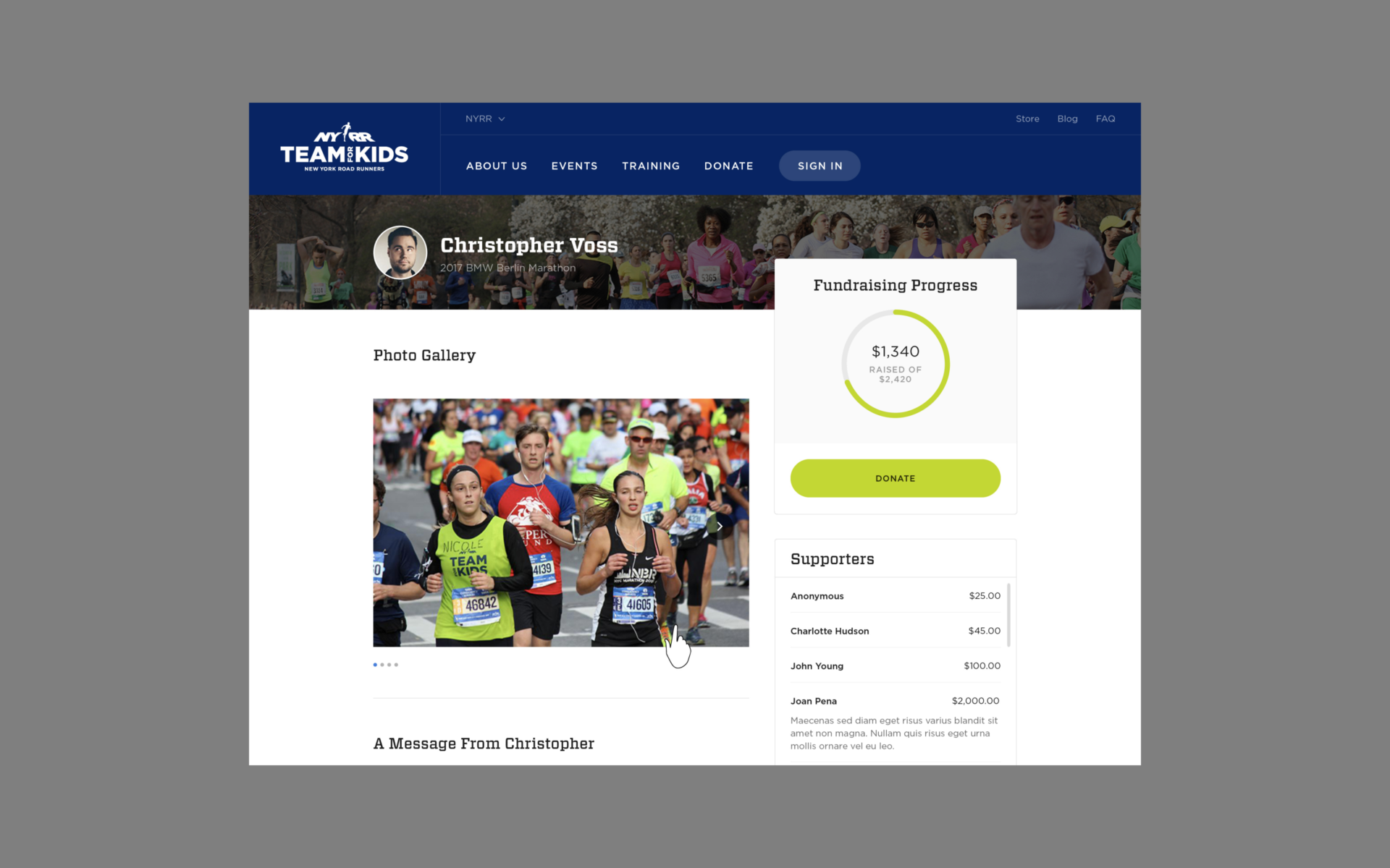 NYRR — AREA 17 — 2017