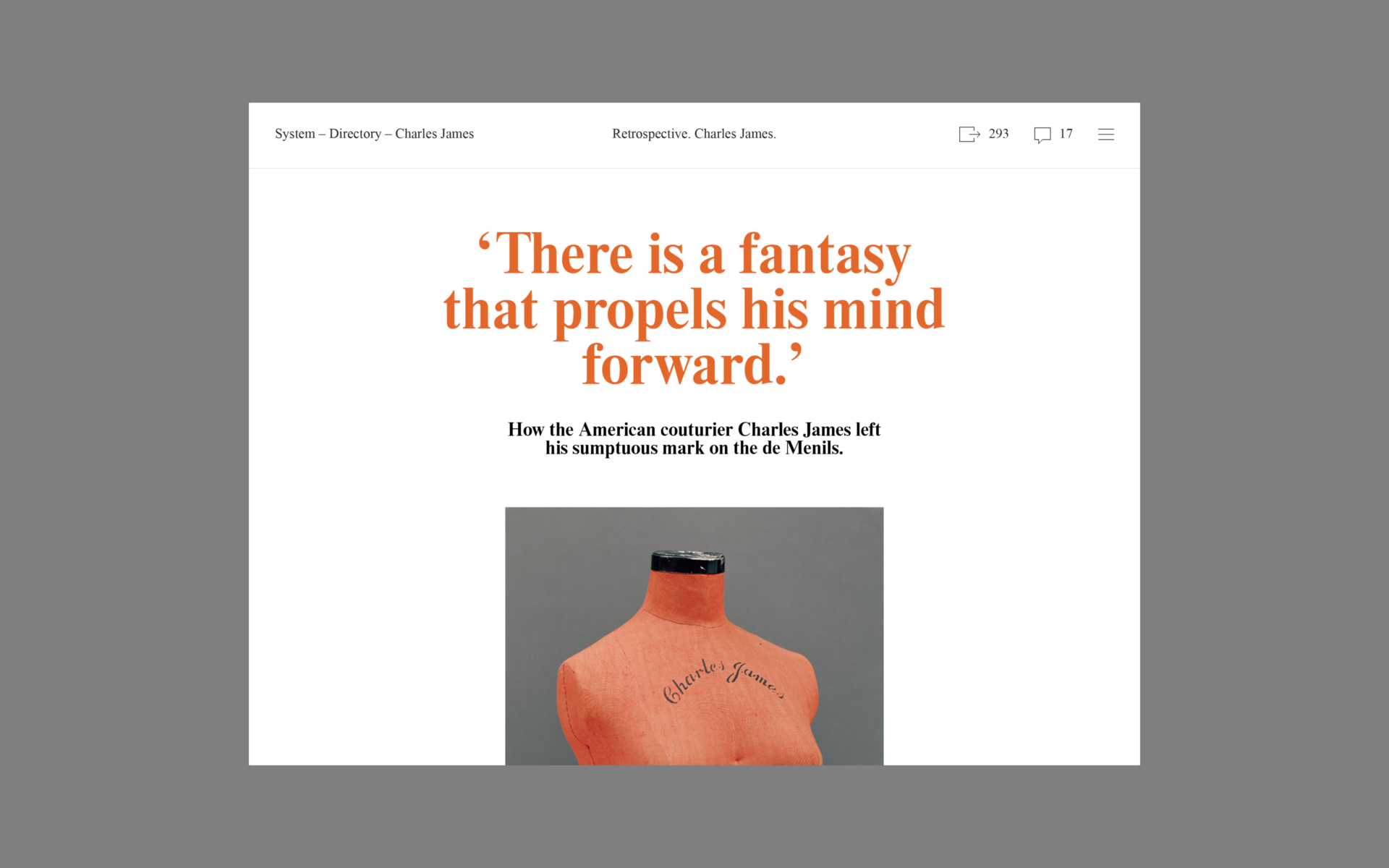 System Magazine - AREA 17 - 2013