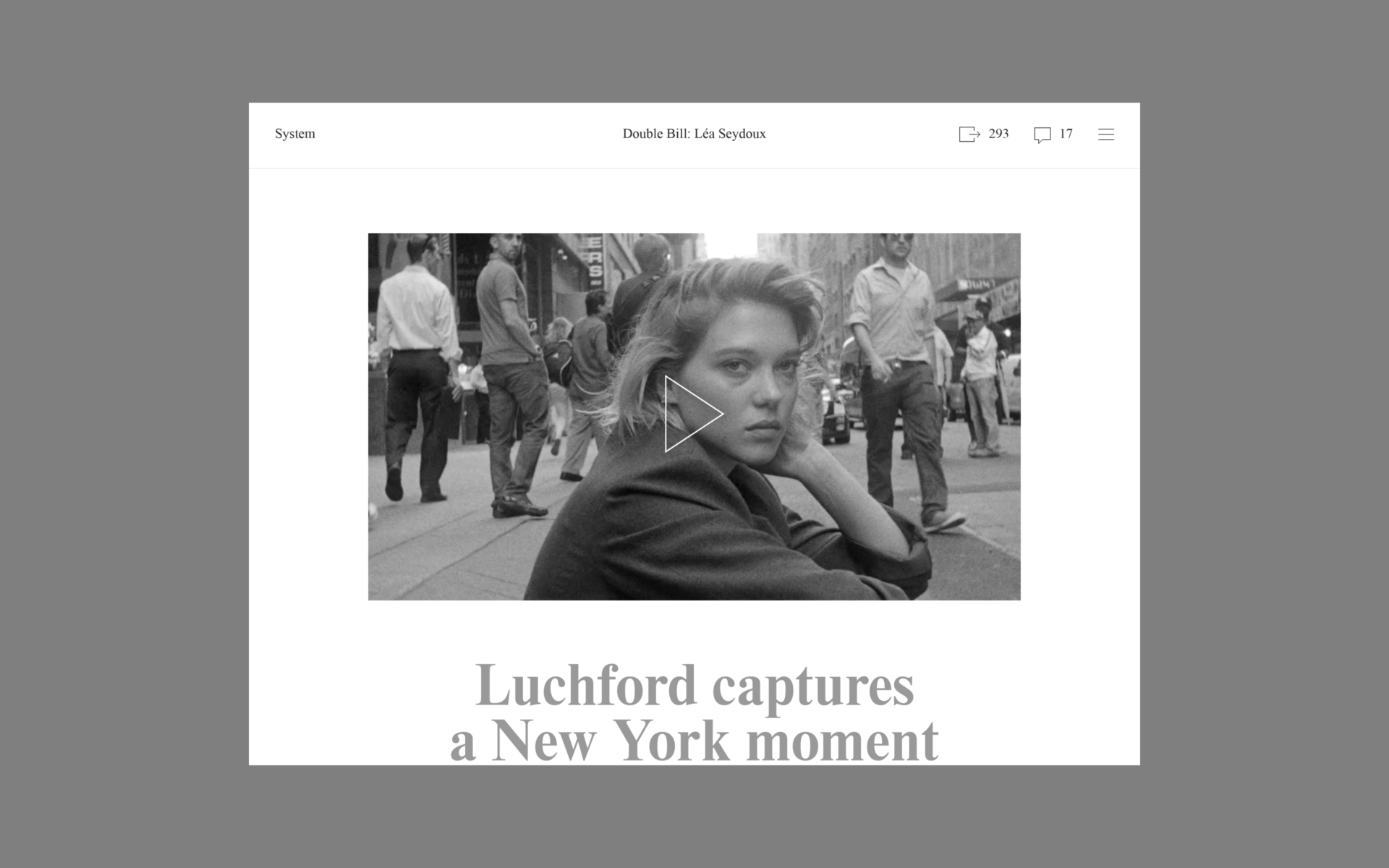 System Magazine - AREA 17 - 2013