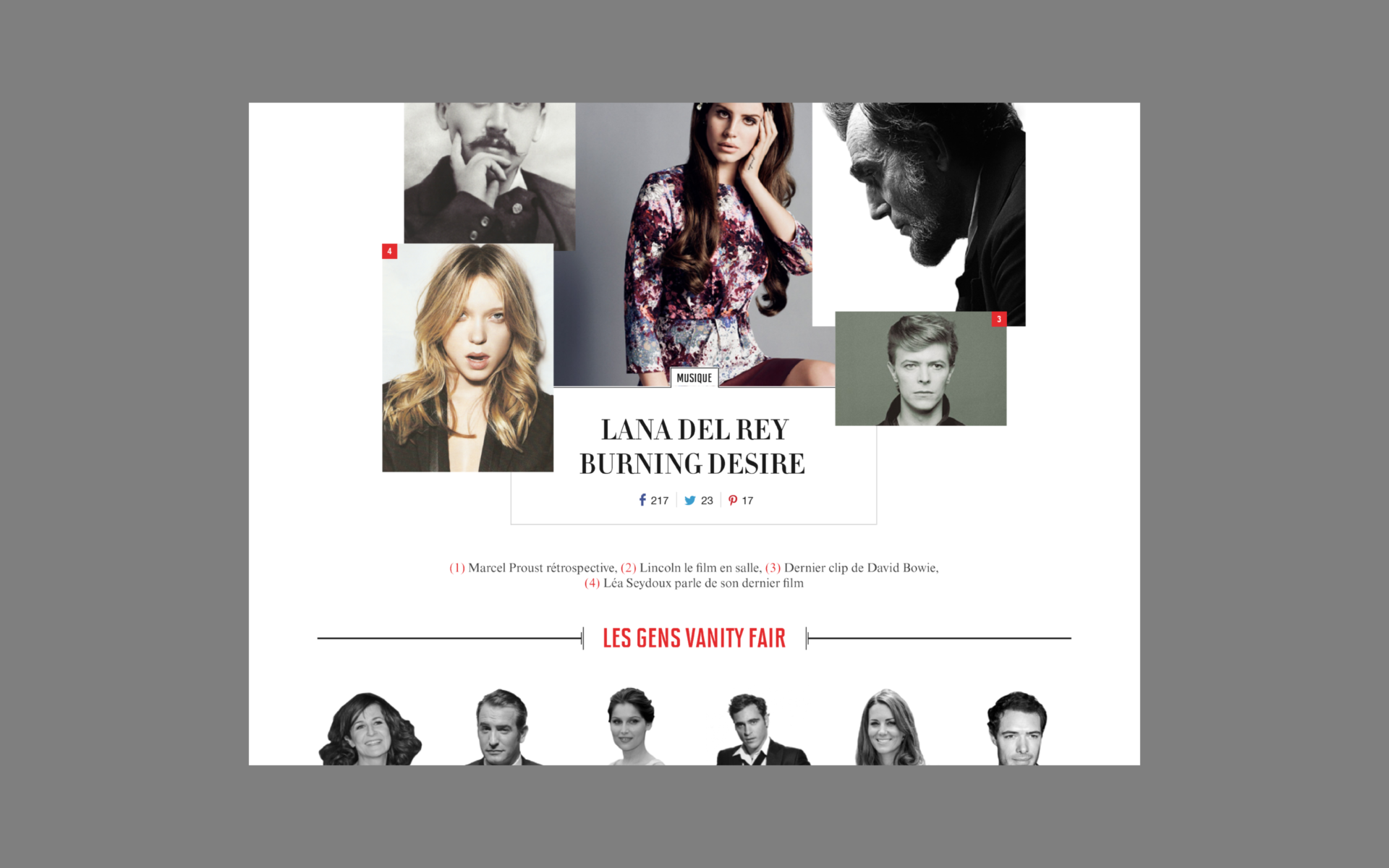 Vanity Fair - AREA 17 - 2013