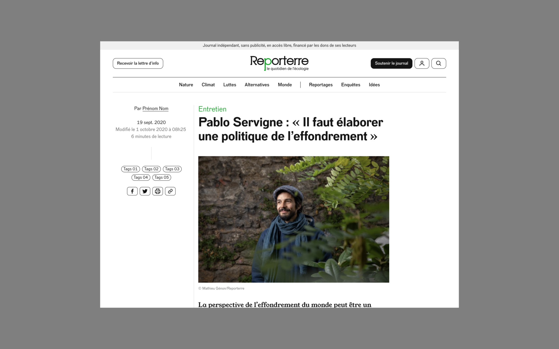 Reporterre — 2021