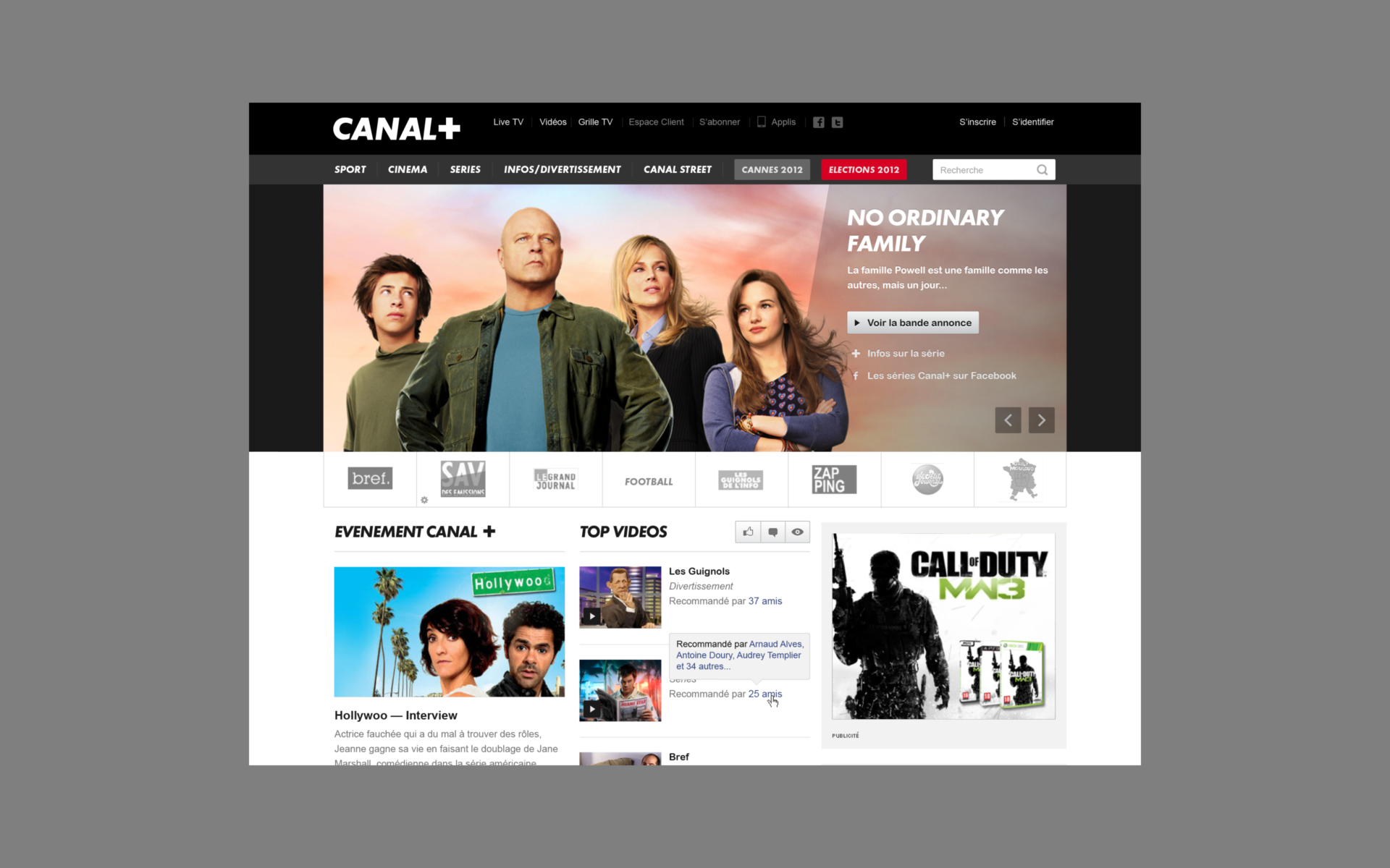 Canal+ - AREA 17 - 2013