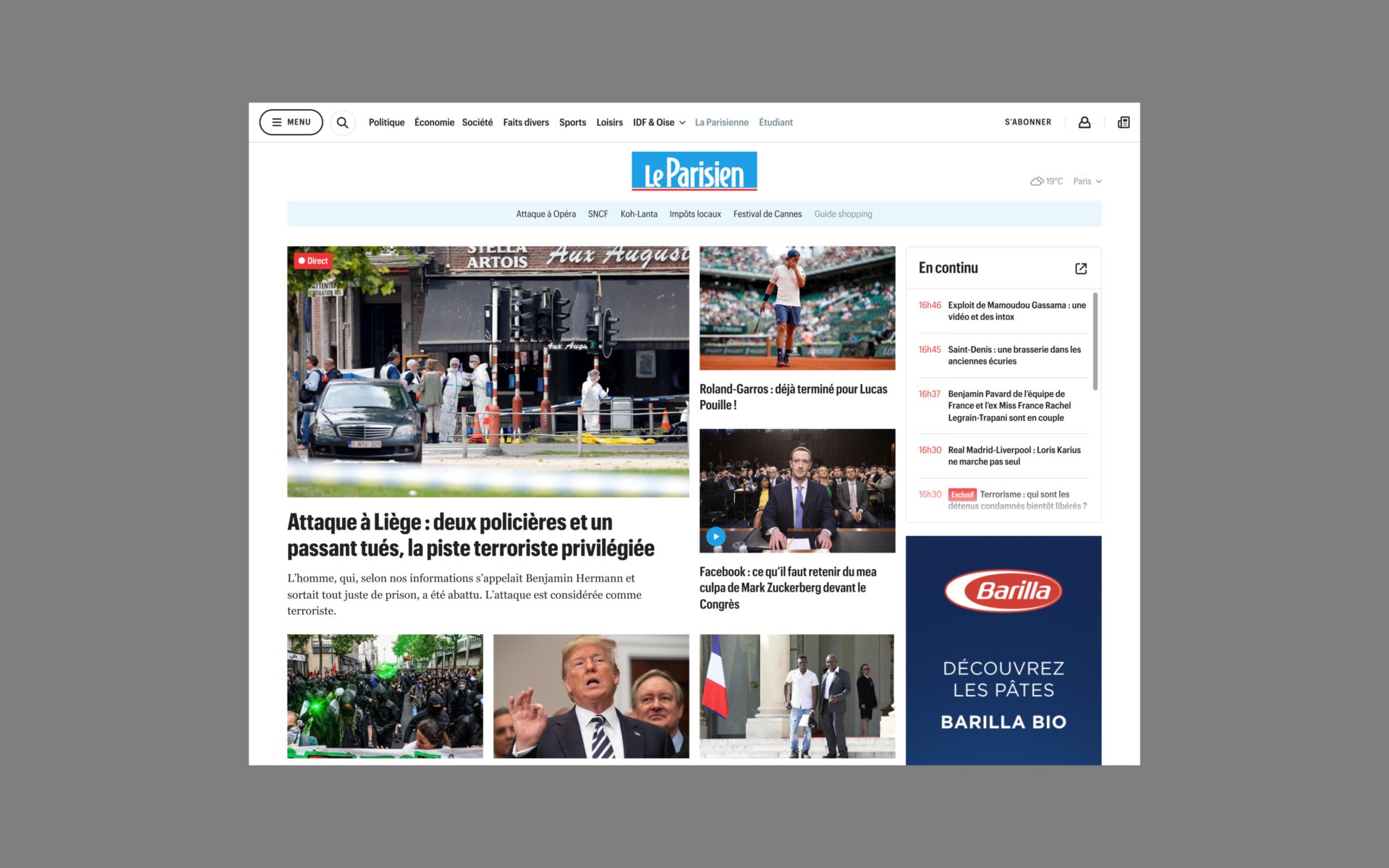 Le Parisien — AREA 17 — 2018