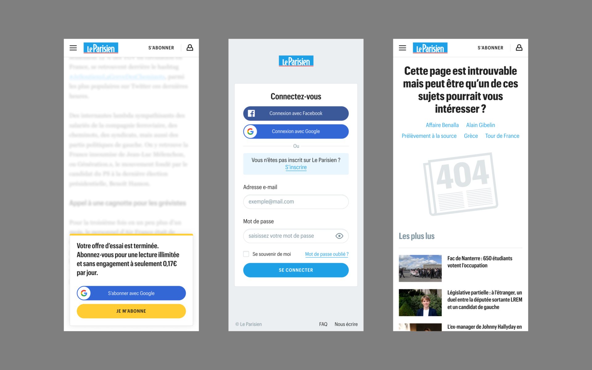 Le Parisien — AREA 17 — 2018