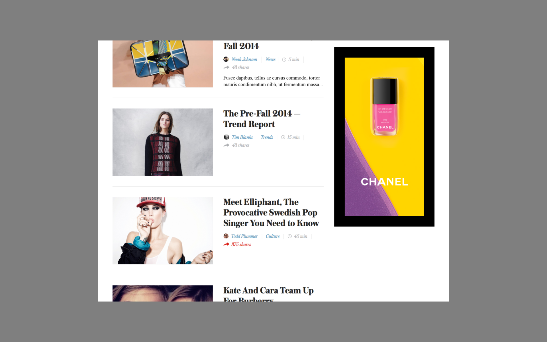 Style.com - AREA 17 - 2014