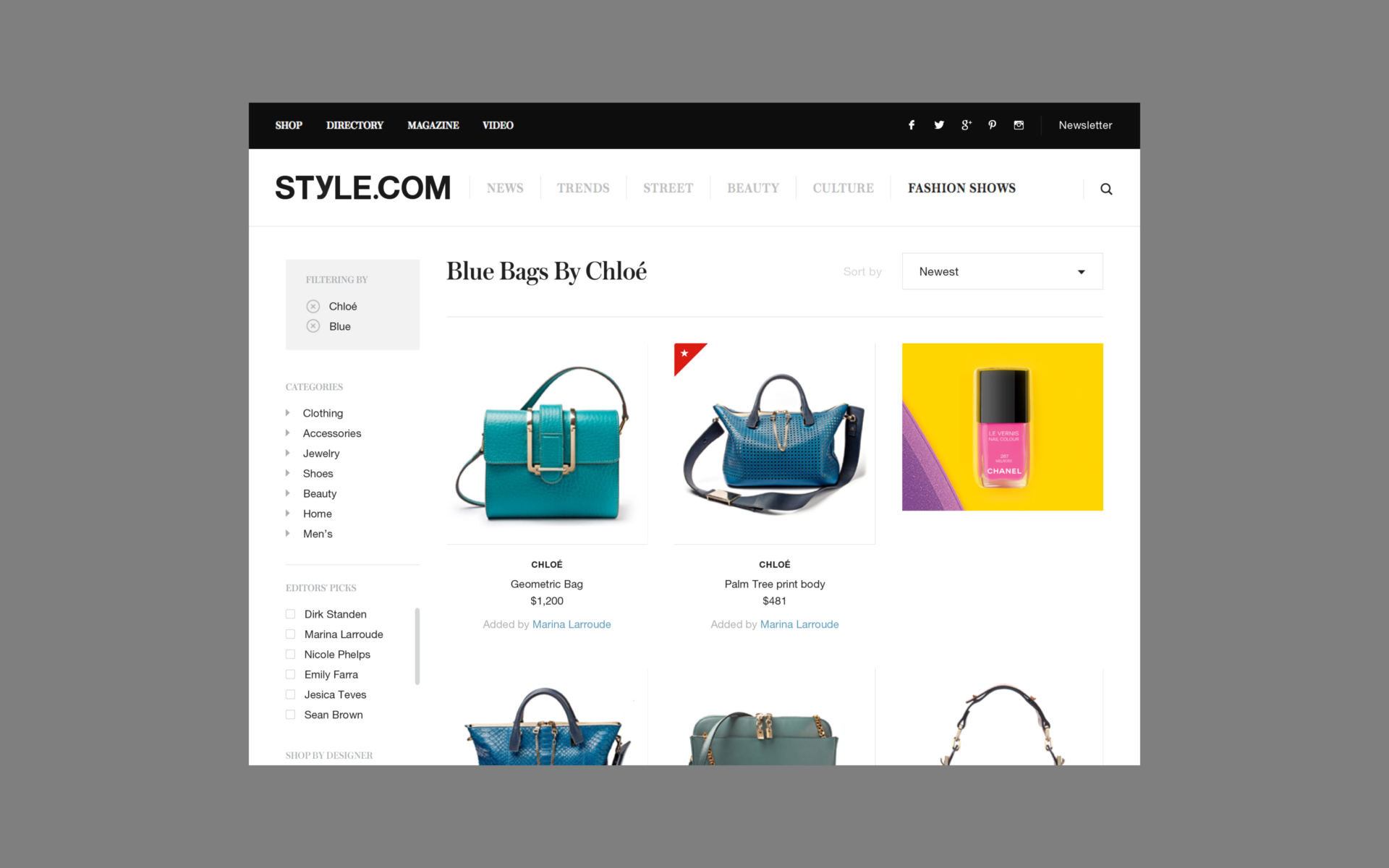 Style.com - AREA 17 - 2014