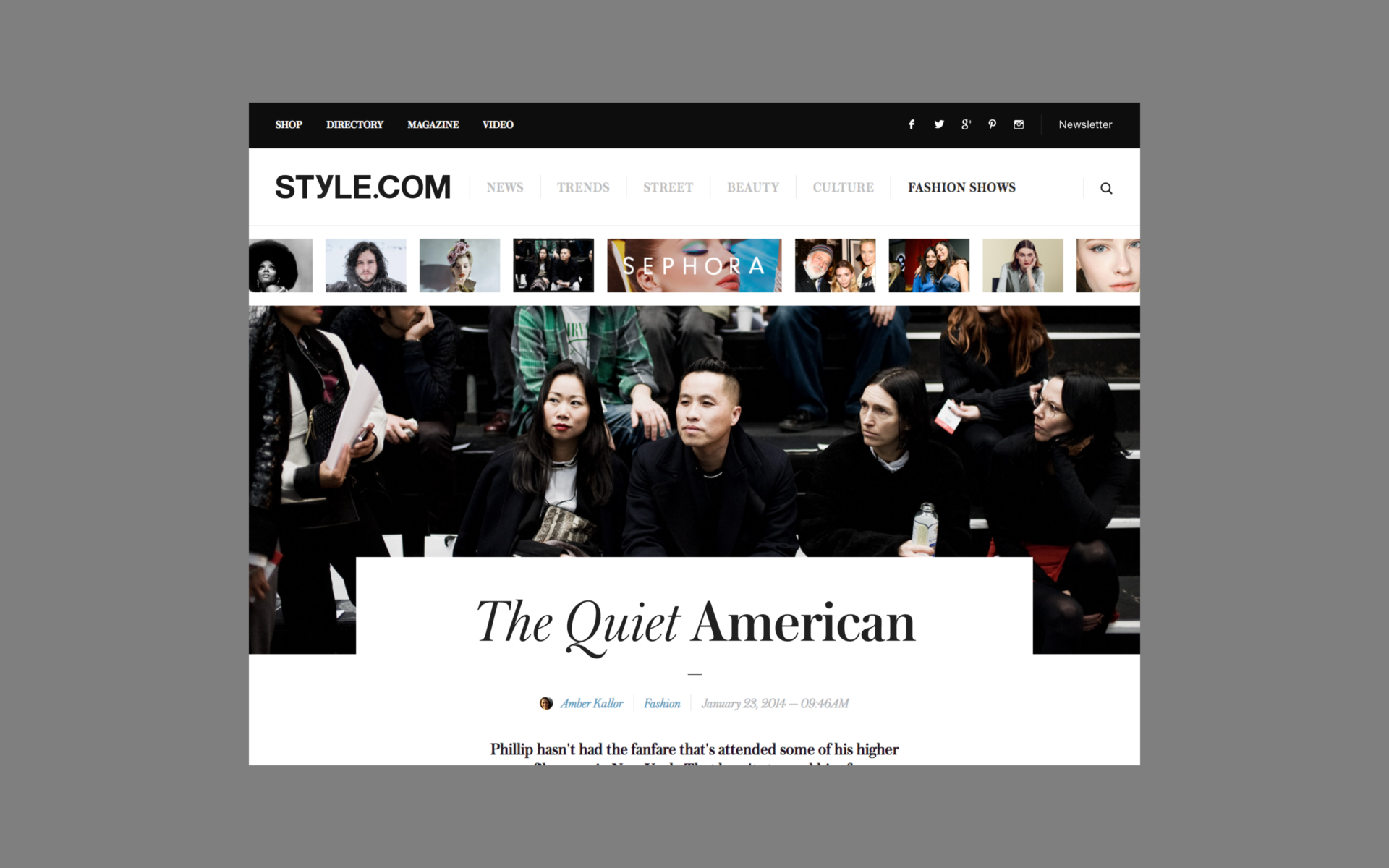Style.com — AREA 17 — 2014